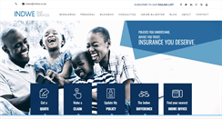 Desktop Screenshot of indwe.co.za